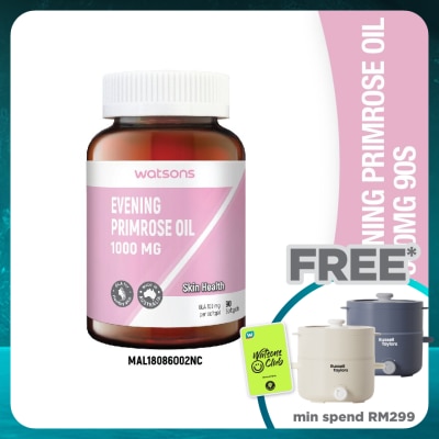 WATSONS Evening Primrose Oil 1000mg 90's