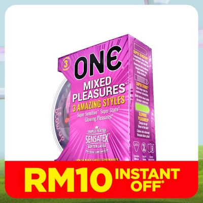 ONE Mixed Pleasures Condom 3's