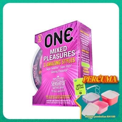 ONE - Mixed Pleasures Condom 3's