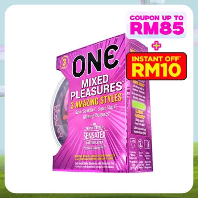 ONE Mixed Pleasures Condom 3's