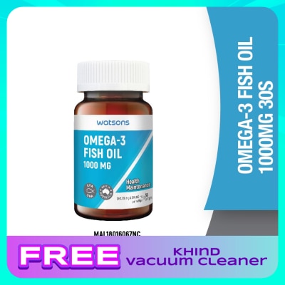WATSONS Omega 3 Fish Oil 1000mg 30's