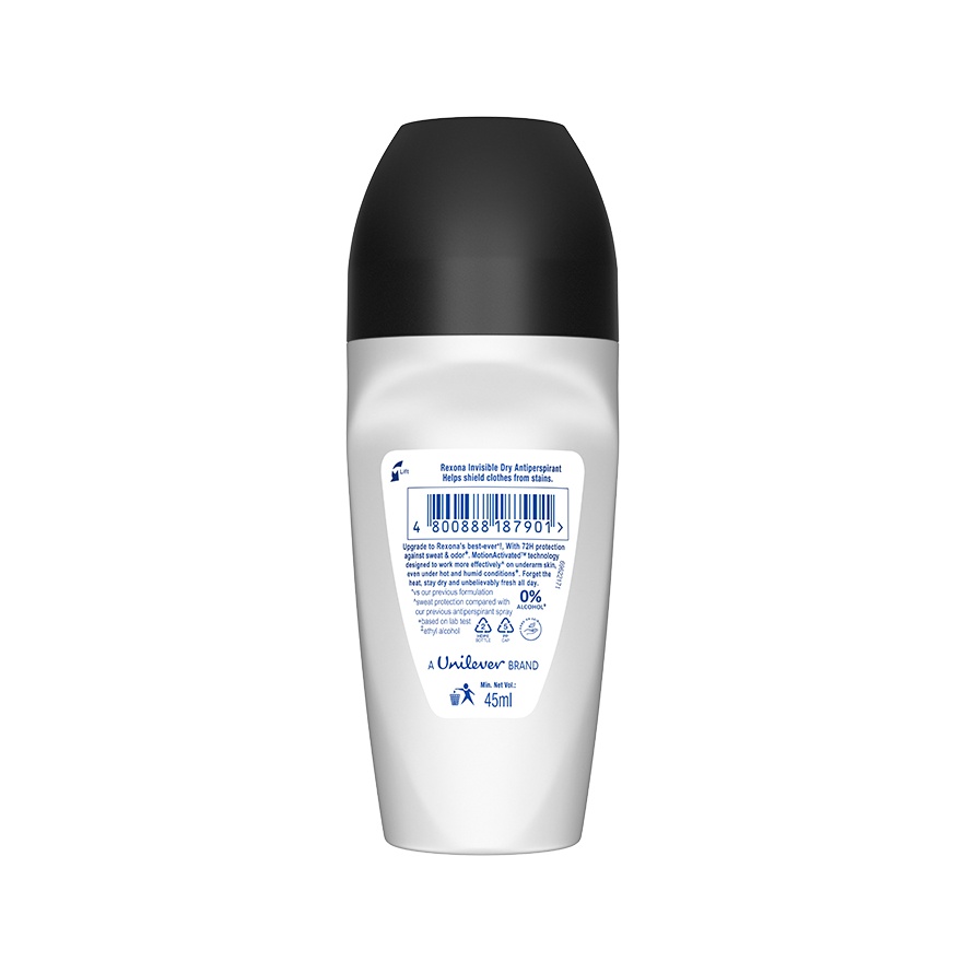 Women Invisible Dry Roll On 45ml image