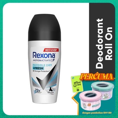 REXONA Women Invisible Dry Roll On 45ml