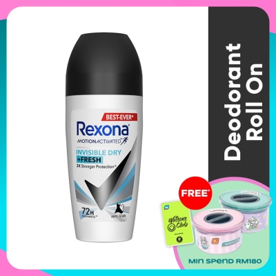 REXONA Women Invisible Dry Roll On 45ml