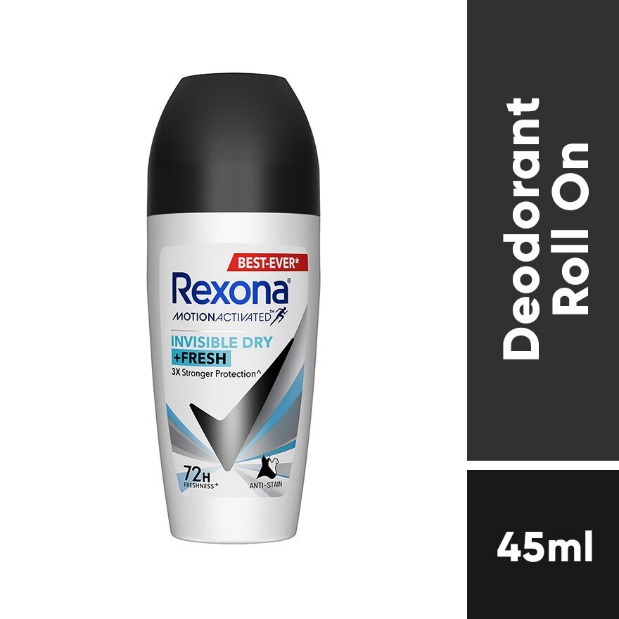 REXONA, Women Invisible Dry Roll On 45ml | Watsons Malaysia