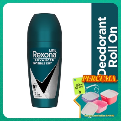 REXONA - Men Invisible Dry Roll On 45ml