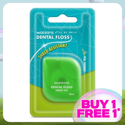 WATSONS Dental Floss Green Tea 50m