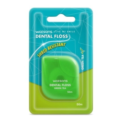 WATSONS Dental Floss Green Tea 50m