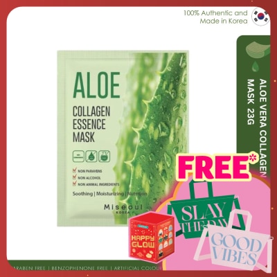 MISEOUL Aloe Vera Collagen Essence Mask 23g