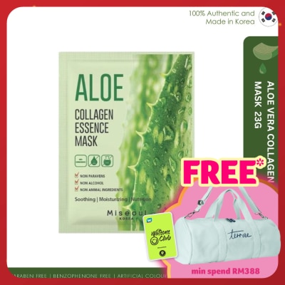 MISEOUL Aloe Vera Collagen Essence Mask 23g