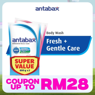 ANTABAX Fresh + Gentle Care Shower 2x850ml