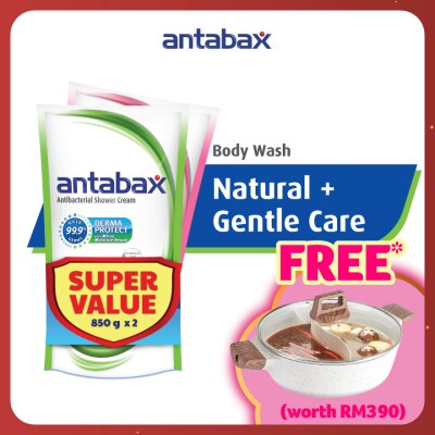 ANTABAX Natural + Gentle Care Shower 2x850ml