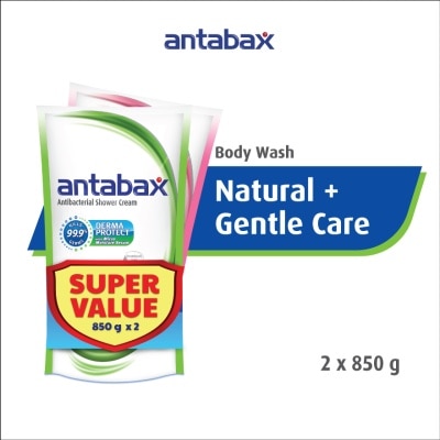 ANTABAX Natural + Gentle Care Shower 2x850ml