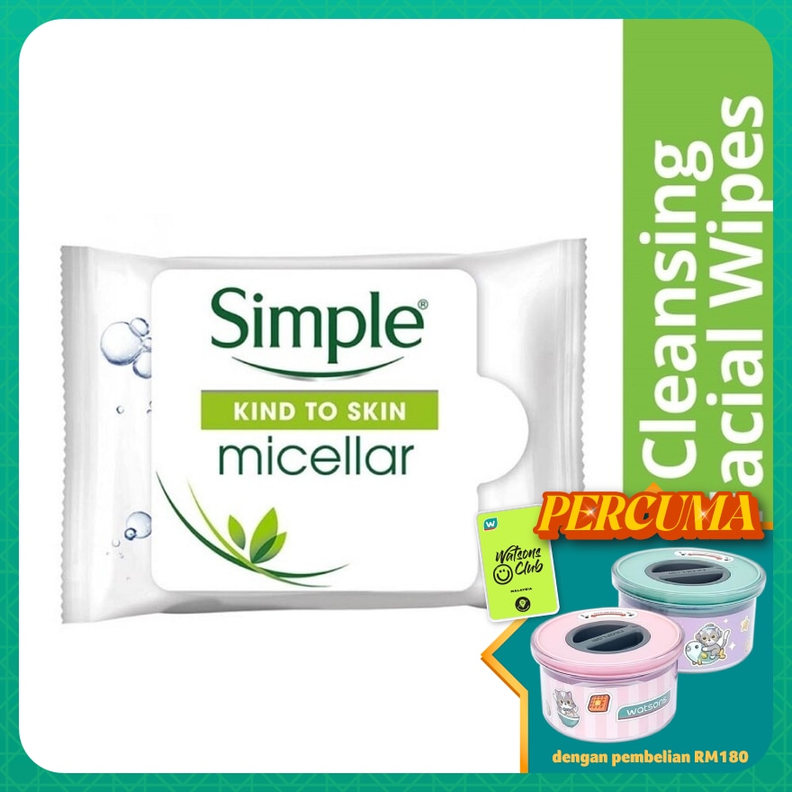 Micellar Cleansing Wipes 25's