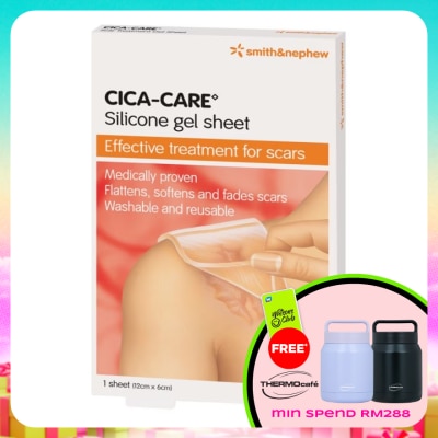 SMITH & NEPHEW - Cica-Care Silicone Gel Sheet 12cm x 6cm 1's