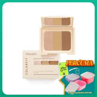 WARDAH - Colorfit Highlight Contour Palette 01 Light
