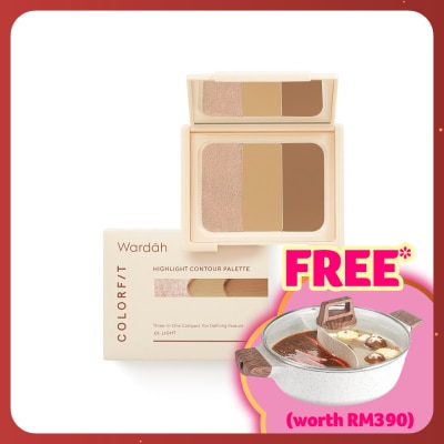 WARDAH Colorfit Highlight Contour Palette 01 Light