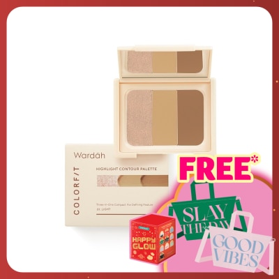 WARDAH Colorfit Highlight Contour Palette 01 Light