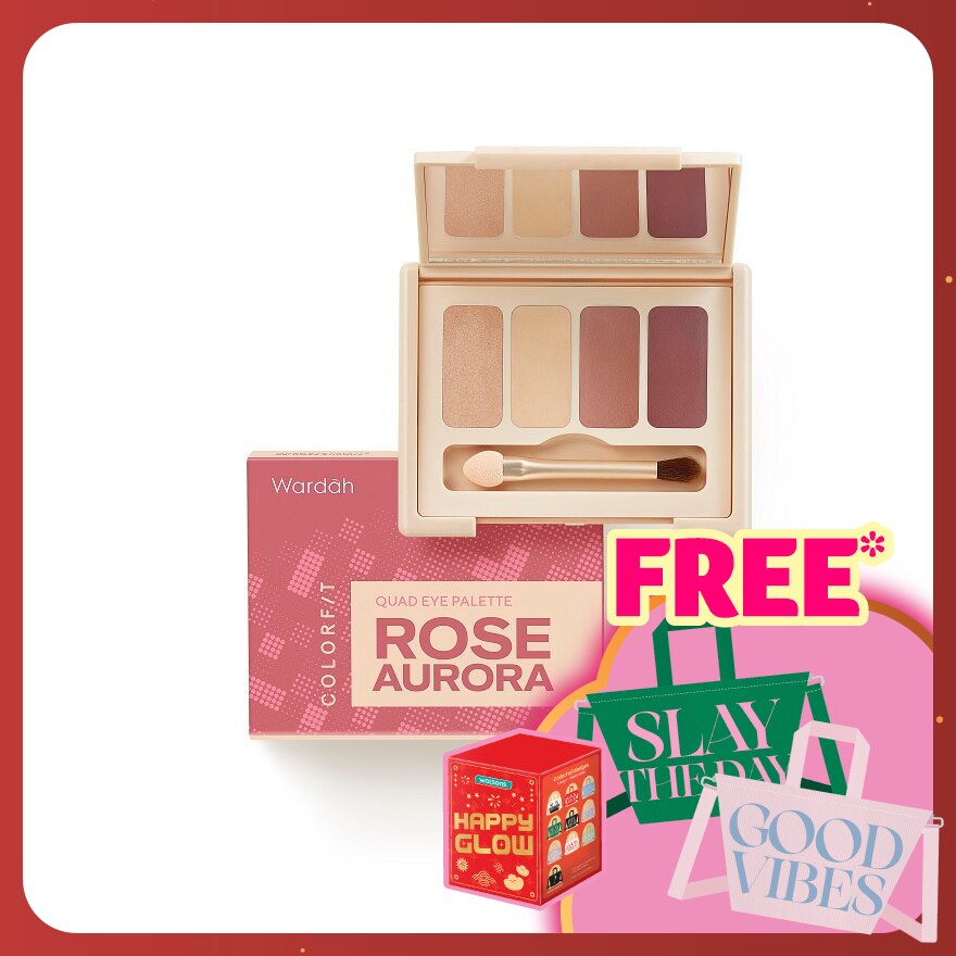 Colorfit Quad Eye Palette 02 Rosé Aurora 6 G