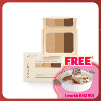 WARDAH Colorfit Highlight Contour Palette 02 Medium