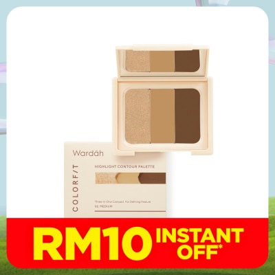 WARDAH Colorfit Highlight Contour Palette 02 Medium