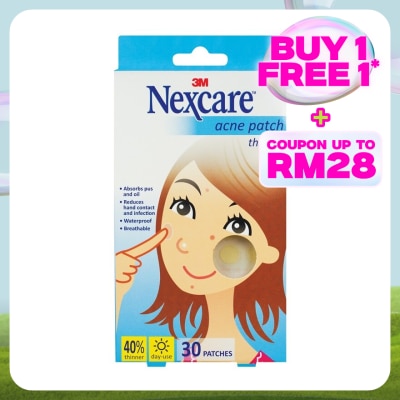 NEXCARE ACNE PATCH (THINNER) DAY USE 30 DOTS