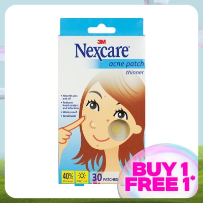 NEXCARE ACNE PATCH (THINNER) DAY USE 30 DOTS