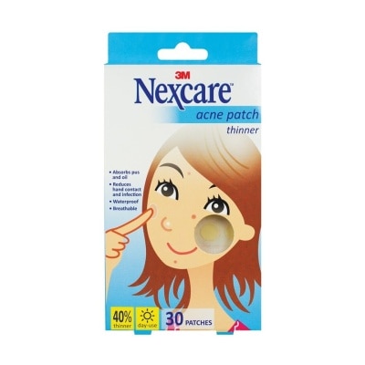 NEXCARE ACNE PATCH (THINNER) DAY USE 30 DOTS