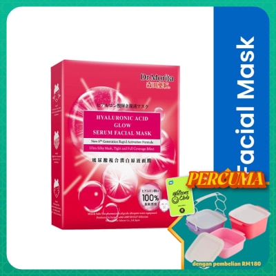 DR.MORITA - Hyaluronic Acid Glow Serum Facial Mask 3s