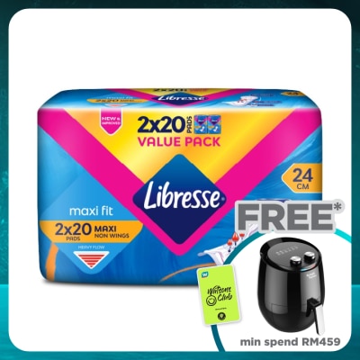 LIBRESSE Maxi Non-Wings Disposable Sanitary Pad24CM 2X20S