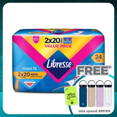LIBRESSE Maxi Non-Wings Disposable Sanitary Pad24CM 2X20S