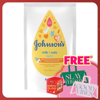 JOHNSON'S Milk Oat Bath Refill 600ml