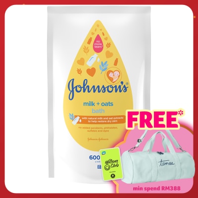 JOHNSON'S Milk Oat Bath Refill 600ml