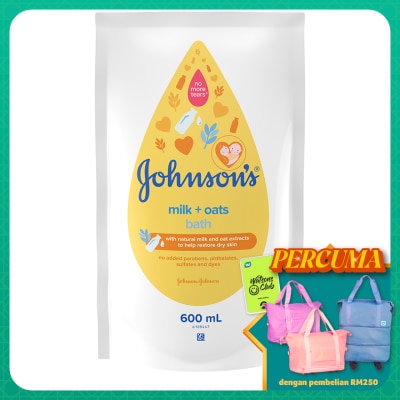 JOHNSON'S - Milk Oat Bath Refill 600ml