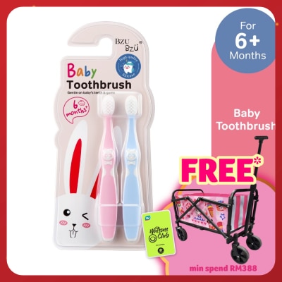 BZU BZU Baby Toothbrush 6 Months+ 2s
