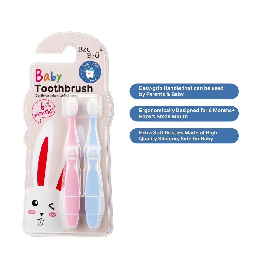 Baby Toothbrush 6 Months+ 2s