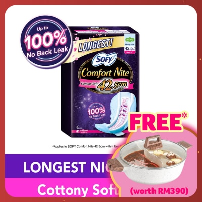 SOFY Comfort Nite Body Fit Slim Wing 42.5cm 8S