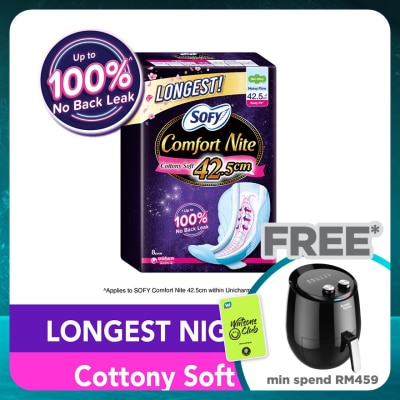 SOFY Comfort Nite Body Fit Slim Wing 42.5cm 8S