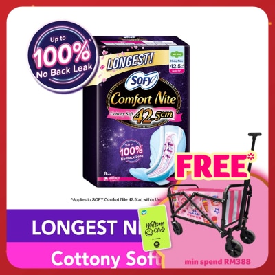 SOFY Comfort Nite Body Fit Slim Wing 42.5cm 8S