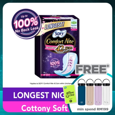 SOFY Comfort Nite Body Fit Slim Wing 42.5cm 8S