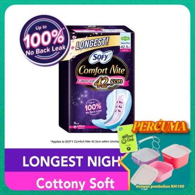 SOFY - Comfort Nite Body Fit Slim Wing 42.5cm 8S