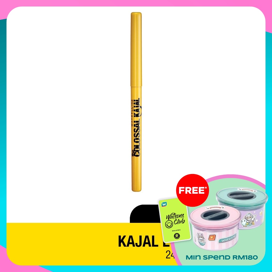 MAYBELLINE Colossal Kajal Eyeliner -  Black