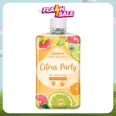 WATSONS Gel Hand Wash Citrus Party 500ml
