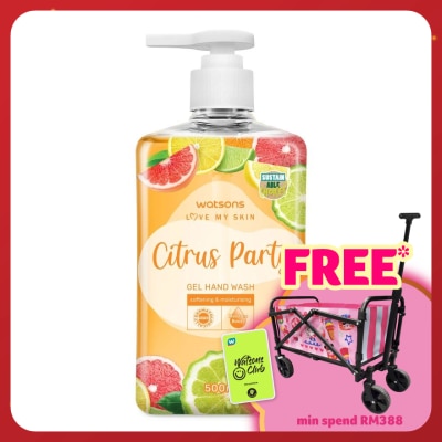 WATSONS Gel Hand Wash Citrus Party 500ml