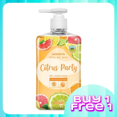 WATSONS Gel Hand Wash Citrus Party 500ml