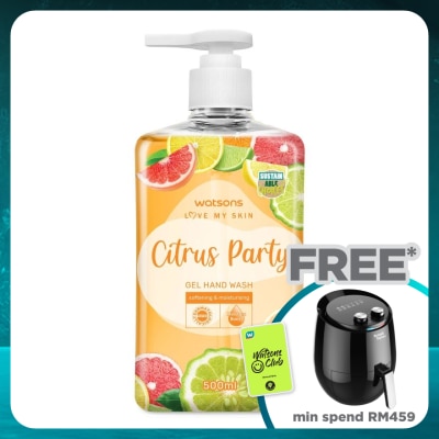 WATSONS Gel Hand Wash Citrus Party 500ml
