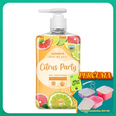 WATSONS - Gel Hand Wash Citrus Party 500ml