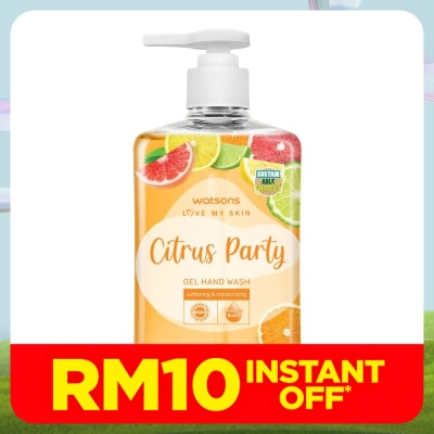 WATSONS Gel Hand Wash Citrus Party 500ml