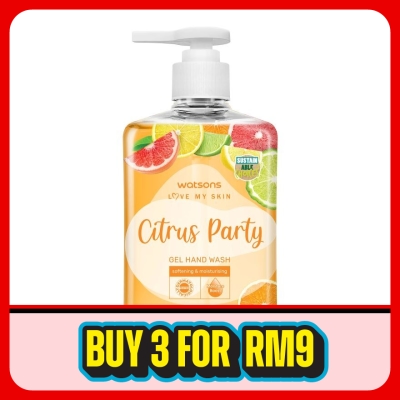 WATSONS - Gel Hand Wash Citrus Party 500ml