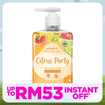 WATSONS Gel Hand Wash Citrus Party 500ml